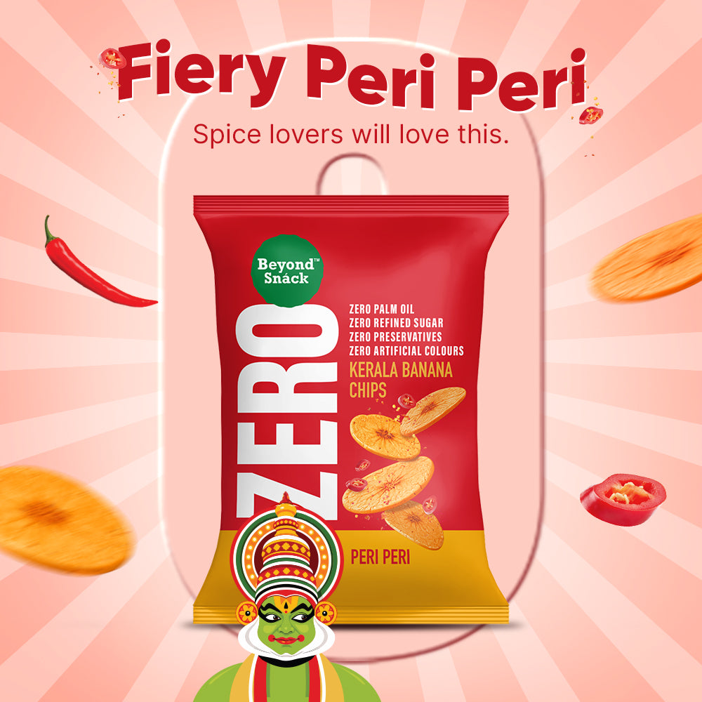 ZERO Kerala Banana Chips - Peri Peri