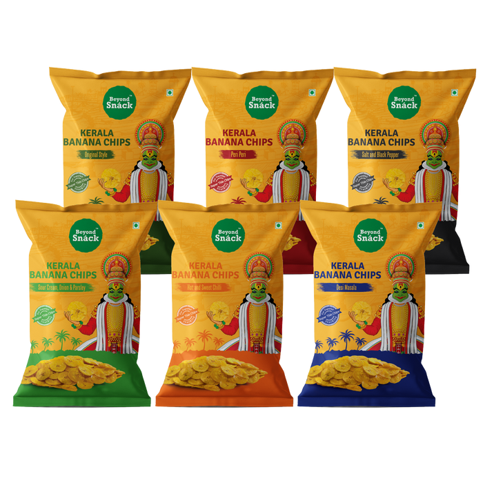 Beyond Snack Banana Chips Combo Original Style 600g (100g X 6 packs)